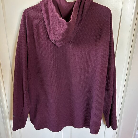 Lululemon At Ease Hoodie Heathered Cassis XXL - Picture 5 of 9